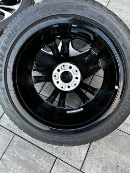 Originál alu kola Mercedes 5x112 R18 zimní zánovní - 6