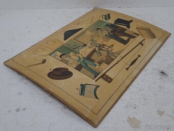 Kloboučník - školní pomůcka 1856 - 36,5x26,5cm - 6