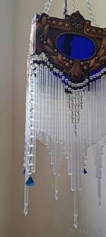 Secesní starožitný lustr, secese,1900-1910. - 6