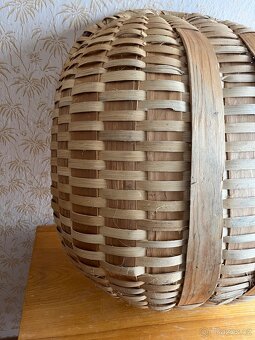 Extra velký proutěný koš (74 cm) – s drobnou vadou - 6