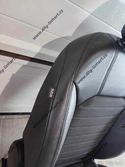 Alfa Romeo Giulia - kompletní kožený interiér černý - 6