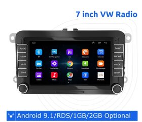 Nové 7" 2Din autorádio pro VW, ŠKODA SEAT s Android, GPS, BT - 6