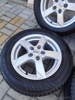 ALU 5x100 r15 RIAL + PNEU - ZÁNOVNÍ SADA - 6