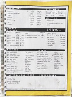 traktor bagr / buldobagr Lewis Badger 4x4, 275 000kč + DPH - 6