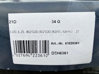 Pneumatiky Heidenau K60 Scout 120/90 r17 a 90/90 r21 + duše - 6