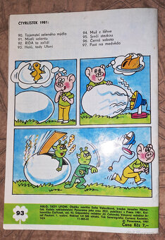 Čtyřlístek 2 kusy č. 93 a č. 165 - 6