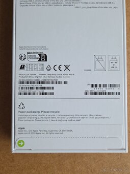 iPhone 17 Pro Max 512GB Deep Blue  NEROZBALENÝ - 6
