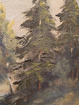 Obraz Jaroslav Linha 1934, Řeka, olej 62x72 - 6