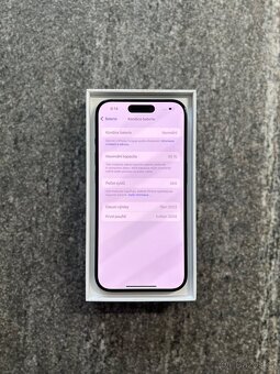 iPhone 15 Pro 128GB - KRÁSNÝ STAV - 6