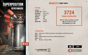 Grafická karta, Sapphire Radeon PULSE RX 570 Dual-X 8GB - 6