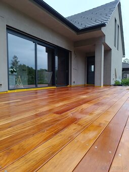 Garapa terasová prkna, nízká cena, hladké/ drážkované - 6