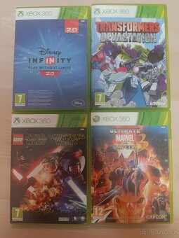 Xbox 360, 3 ovladače, 27 her, volant, Disney INFINITY 2.0 - 6