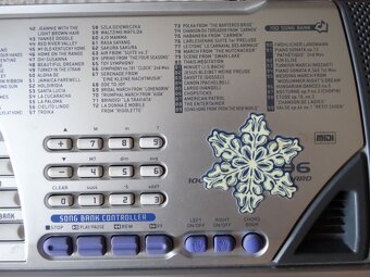 Klávesy Casio CTK-496 + sustain pedál + mikrofon + adaptér - 6