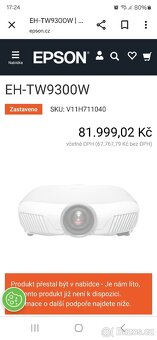 Projektor epson eh tw 9300w 4k - 6