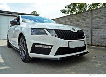 Maxton Design spoiler pod přední nárazník Škoda Octavia 3 RS - 6