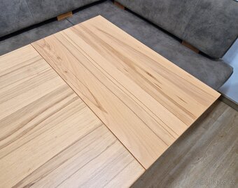 Nový jídelní rozkládací stůl buk 80x120+45 cm - 6