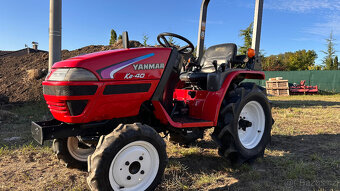 Malotraktor Yanmar KE-40, 4x4, posilovač řízení, TOP stav - 6