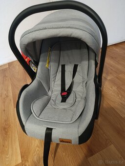 Kočárek Kiduku, šedý, trojkombinace - 6