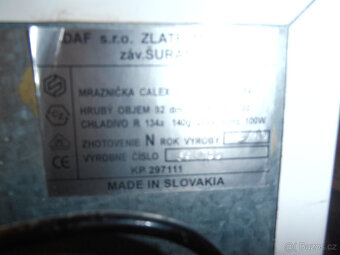 MRAZÁK CALEX 92 LITRŮ - 6