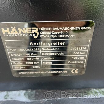 Demoliční, Sortýrovací drapák na bagr 20-28t - 6