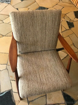 Originální Mid Century Lounge Ensemble, jedinečný Styl Fred - 6