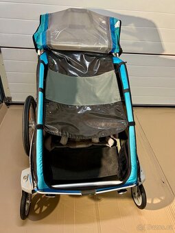 THULE Chariot CX-2 – modrá barva, (vozík, kočár, kočárek) - 6