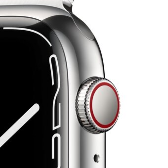 Apple watch series 7 cellular , 45mm silver - 6
