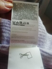 Oversize teplý svetr lila barva C&A, v. Xxl, nový - 6