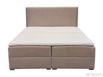 Nová Bezová postel Boxspring 160x200 a 180x200 - 6