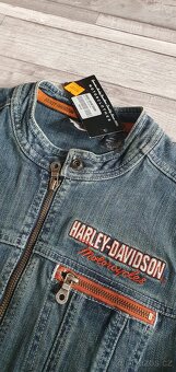 Riflová bunda Harley Davidson, originál, dámská, vel. M - 6