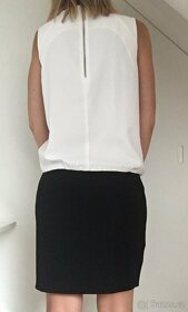 Vila černo-bílé šaty, vel. S - 6