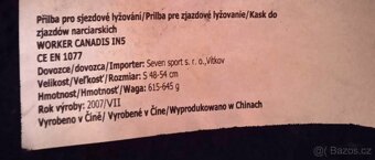 Dětská lyžařská přilba Worker - 6