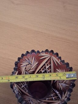 Váza křiišťálová broušená - 6