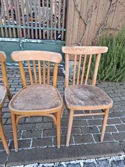 6x stare židle - 6