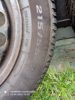 Zimní Pneumatiky 4x.215/55 R16. - 6