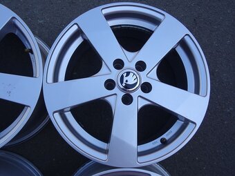 Alu disky na Škoda, 16", 5x100, ET 38, šířka 6,5J - 6