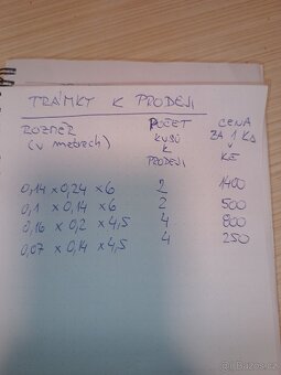 Trámy ze stavby. - 6