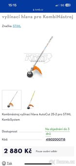 Combi Stihl KM 131R + nástavec - 6