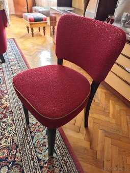 Retro jídelní rozkládací stůl a židle - 6
