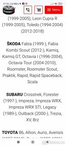 ŠKODA-VW-SEAT-AUDI-SUBARU-TOYOTA-5x100-7,5Jx17 ET36 - 6
