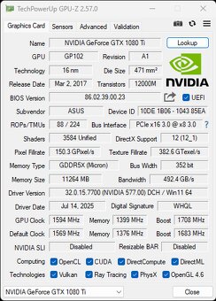 GTX 1080 Ti STRIX 11GB – TOP STAV - 6