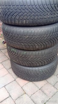 Opel Astra kola 16": plech. disky + zimní pneu - 6