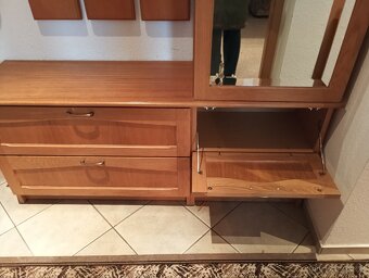 Předsíň/předsíňová sestava skříňka masiv dřevěná - 6