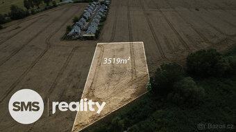 Prodej pole v blízkosti vodní nádrže Nové mlýny, 3519 m2 - 6