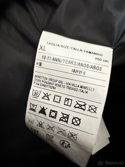 Zimní bunda Benetton vel.XL, 10-11let, vel.146-152 - 6