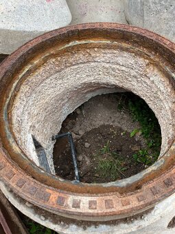 Betonové skruže TBR-Q 1100 – 6 ks, použité, bez víka - 6