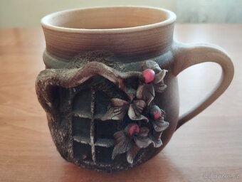 Váza orientální motiv, hrnky, porcelán aj. - 6