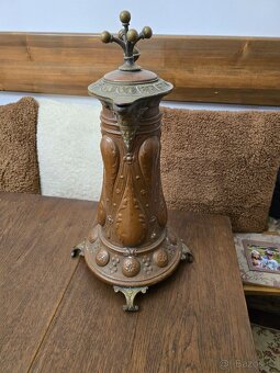 Velký starožitný obřadní džban / Konev- Bronz 18.stol - 6