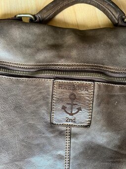 Taška přes rameno z pravé kůže 40x30x5 cm - 6