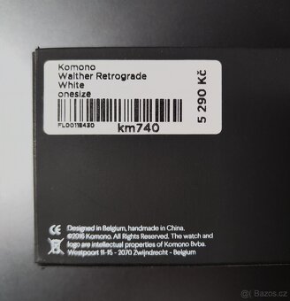 Komono Walther Retrograde - White - 6